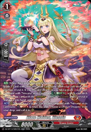 Blaze Maiden, Blessia