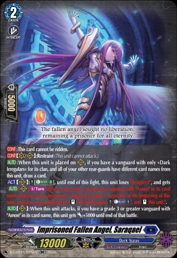 Imprisoned Fallen Angel, Saraqael