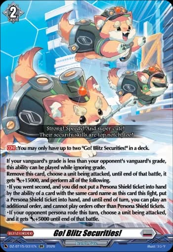 Go! Blitz Securities!