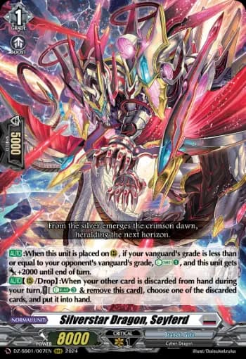 Silverstar Dragon, Seyferd