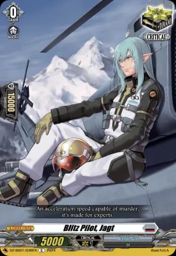 Blitz Pilot, Jagt