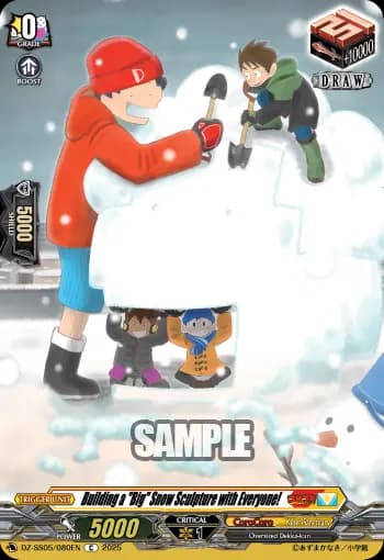 Building a "Big" Snow Sculpture with Everyone!
