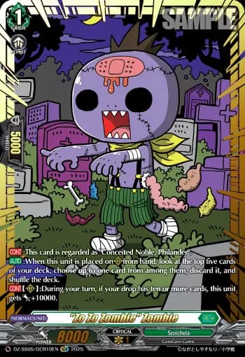 "Zo Zo Zombie" Zombie
