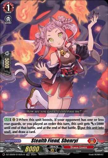 Stealth Fiend, Shenryi