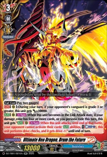 Ultimate Neo Dragon, Drum the Future