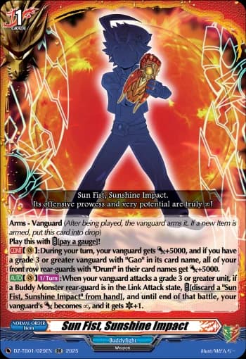 Sun Fist, Sunshine Impact