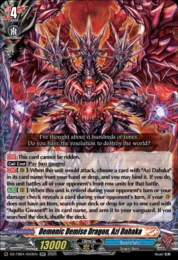 Demonic Demise Dragon, Azi Dahaka