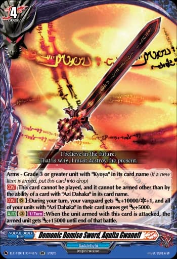Demonic Demise Sword, Aqulta Gwaneff