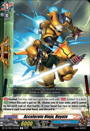 Accelerate Ninja, Hayate