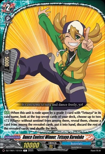 Dance Contest Winner, Tetsuya Kurodake