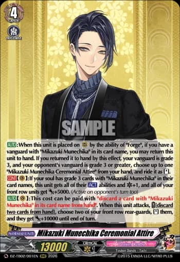 Mikazuki Munechika Ceremonial Attire
