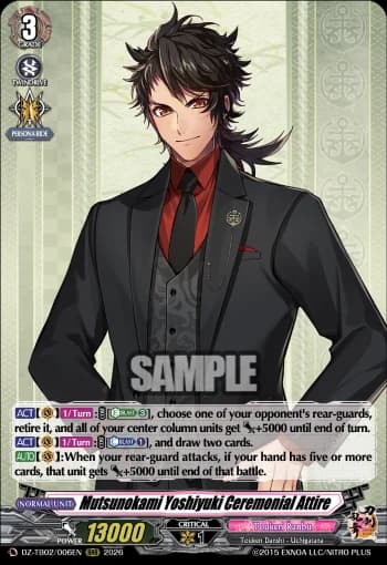 Mutsunokami Yoshiyuki Ceremonial Attire