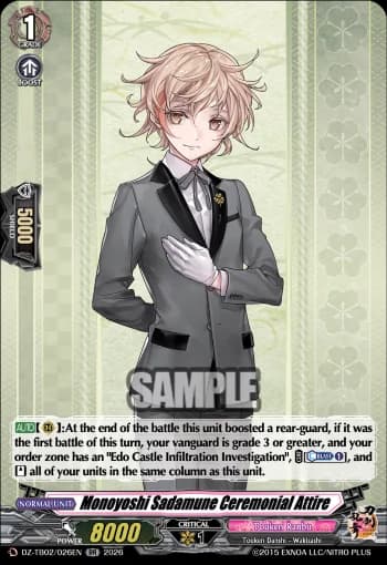 Monoyoshi Sadamune Ceremonial Attire