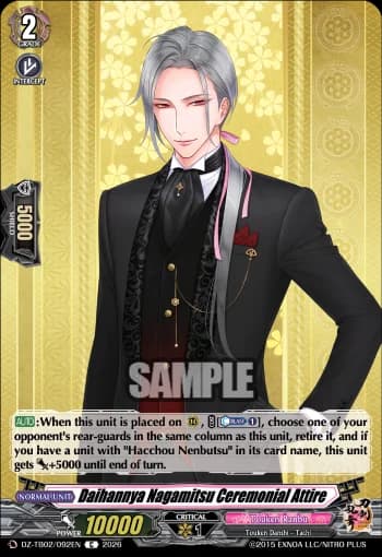 Daihannya Nagamitsu Ceremonial Attire