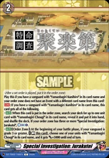 Special Investigation: Jurakutei