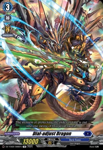 Dial-adjust Dragon