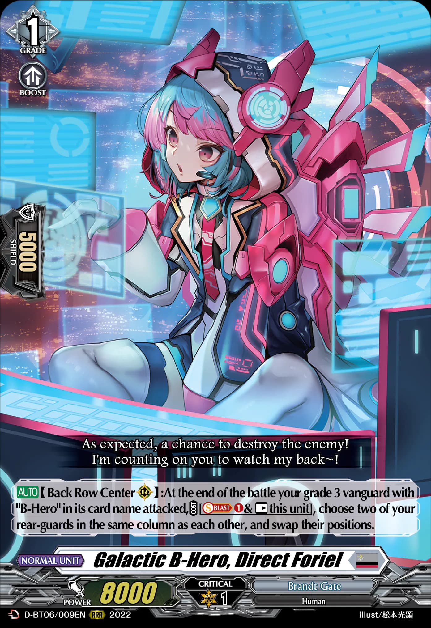 Galactic B-Hero, Direct Foriel